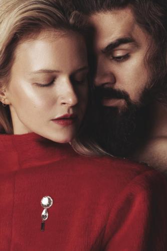 Makijaż i stylizacja Kasia Skoczylas, foto Marta Zbieroń, modelka Kate Makiela, moodel Piotr Czechowskifo